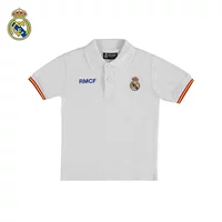 [Chính thức xác thực] Thanh niên Real Madrid Áo sơ mi polo ngắn tay in - Junior - Áo polo thể thao áo thun nữ có cổ polo