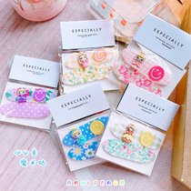 New Korean version of childrens broken hair stickers female baby back of the head Velcro little girl princess Liu Haitao hair card headgear