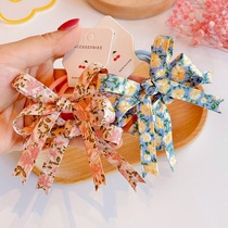 Autumn and winter new children Hairband floral bow head rope female baby does not hurt hair rope sweet girl holster