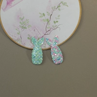 Зеленые блестки для ногтей, 2 шт, широкая цветовая палитра