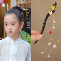 Комплект из нефрита, клипсы из жемчуга, китайский стиль, 1 пары