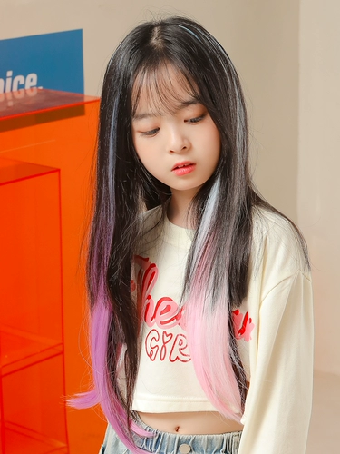 Парик, детское наращивание волос, аксессуар для волос для принцессы