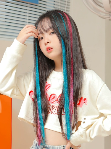 Парик, детское наращивание волос, аксессуар для волос для принцессы