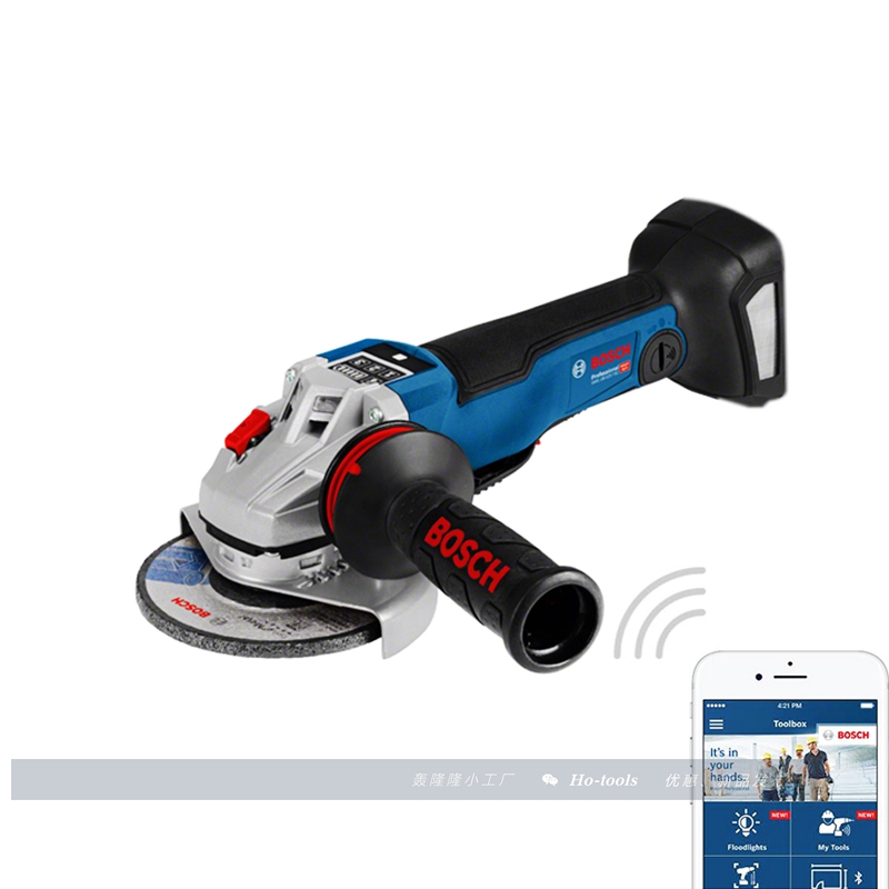 Germany BOSCH Bosch GWS GWX 18V safety switch X-LOCK Bluetooth lithium battery brushless angle grinder