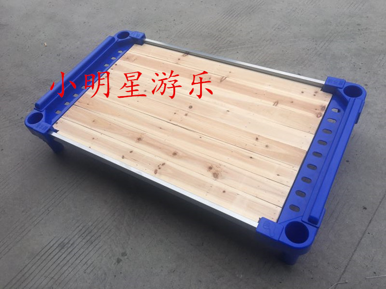 Special Kindergarten Nap Bed Children's Double Bed Plastic Solid Wood Plastic Plastic Stacking Bed