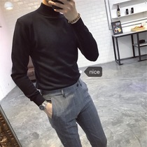 2021 male Korea East Gate Trend Leisure Korea East Gate British style slim body half turtleneck sweater sweater