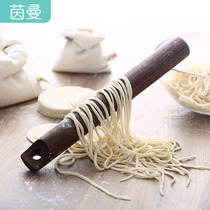Inman home simple and practical solid wood rolling pin black walnut rolling noodle stick kitchen baking tool