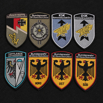 German Embroidery Arm Chapters Speck Camouflage Badges Magic Sticker Badge Outdoor Backpacks Stickup Army Camouflage Costume Pei Zhang