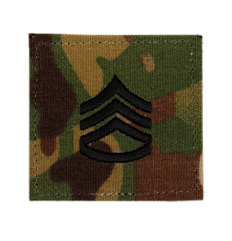 CP Camouflage clothing armband Staff Sergeant rank OCP Combat clothing armband Military fan Embroidered velcro cloth label