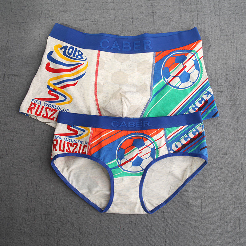 cabar Caberly couple underwear Cotton Modale Football Games Men and Women's underwear UM147 UL247