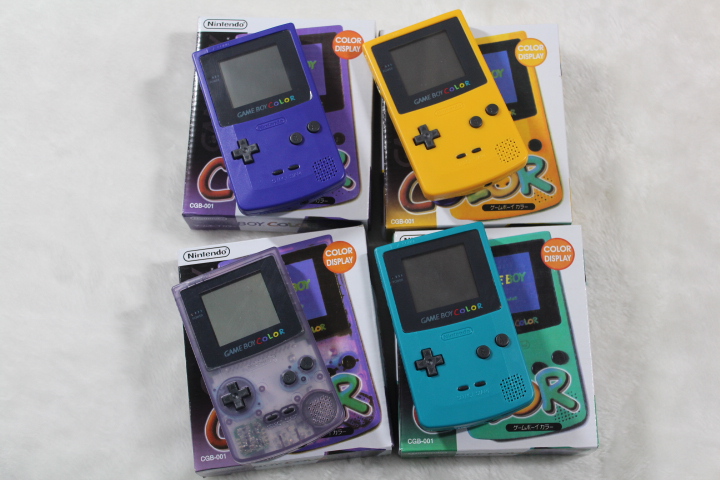 Original đổ GAMEBOY COLOR GBC máy màu trò chơi cầm tay GB GBP SP GBA đồ chơi điện tử cầm tay