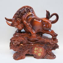  Fortune such as rainbow wood root tree carving ornaments Imitation mahogany carving solid wood ornaments Home accessories living room ornaments