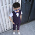 Trẻ em quần áo phù hợp với mùa hè đẹp trai nhỏ cậu bé chủ nhà váy Anh được ăn mặc như một cậu bé thực hiện không khí. 