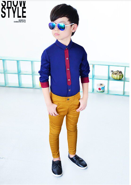 Chemise garcon à manche longue - Ref 2074624 Image 19