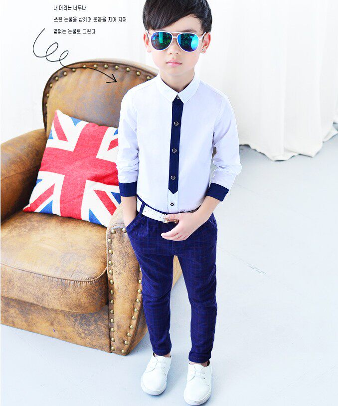 Chemise garcon à manche longue - Ref 2074624 Image 15