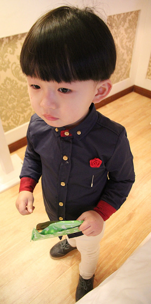 Chemise garcon à manche longue - Ref 2074620 Image 33