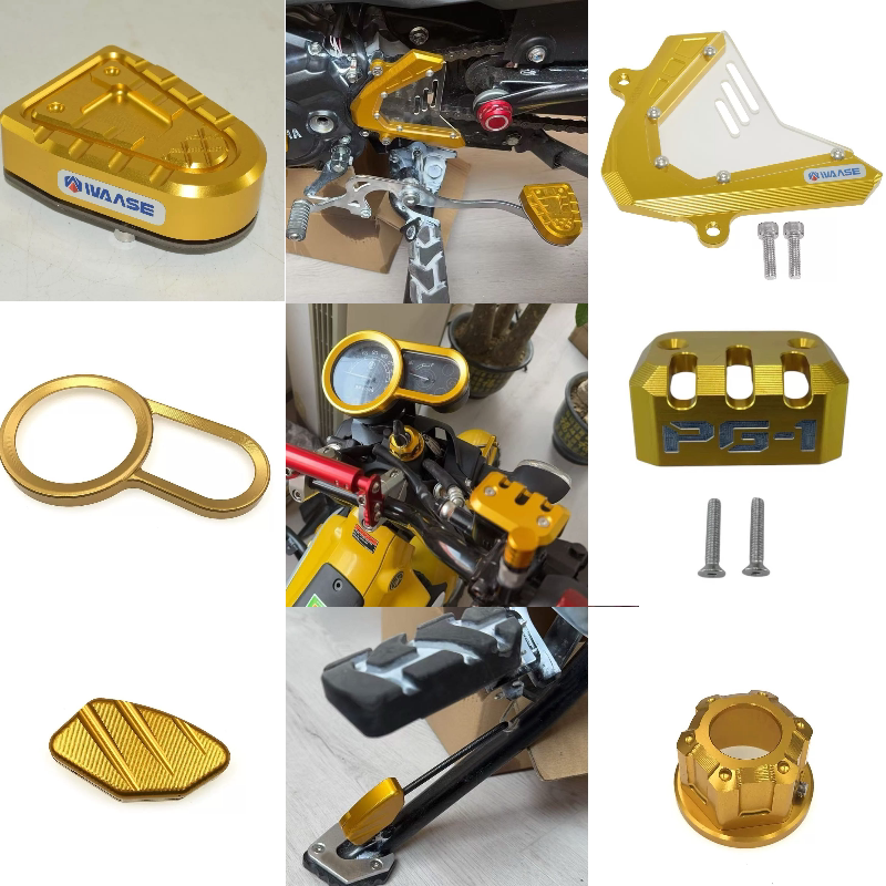 Suitable for Yamaha Pg-1 Modified Side Stand Booster, Enlarged Footrest, Brake and Gear Shift Lever Head, Instrument Decorative Cover