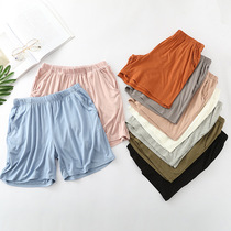 Summer thin Modell shorts pajamas Womens home pants can be worn outside loose yoga sweatpants short and comfortable