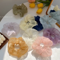 Fatty intestines pig large intestine Hairband summer simple hair accessories hair band women Net red 2021 new floral headdress headwear