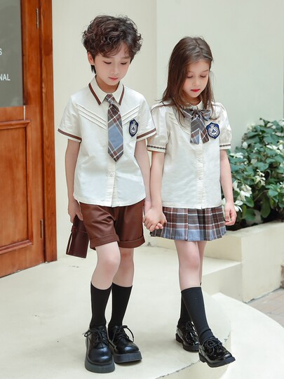 Primary School Uniforms, Performance Costumes, Casual Sports Uniforms, Older Children's Kindergarten Uniforms, Gymnastics Practice Class Uniforms, British Style Chorus Uniforms