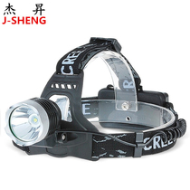 Imported LED headlight T6 strong light miner lamp night fishing light searchlight rechargeable long-range flashlight L2