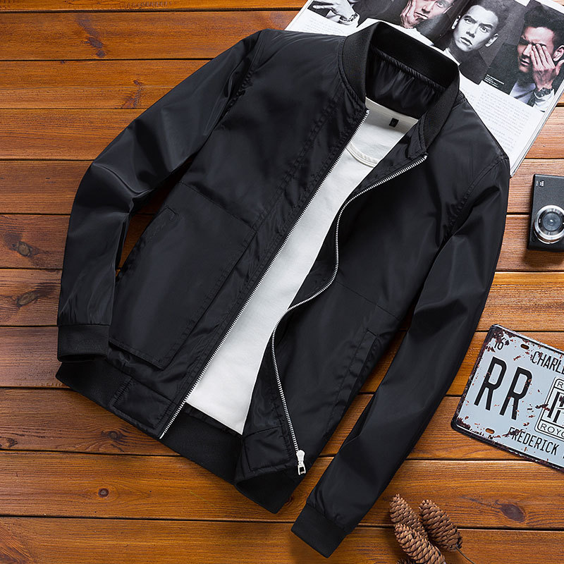 Men's Jacket Spring and Autumn 2026 New Spring Men's Fashion Korean Style Trendy Pilot Baseball Jacket Thin Outerwear