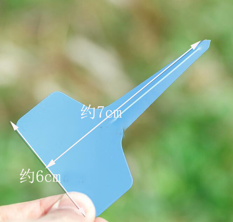 Thẻ chữ T mọng nước thẻ tên không thấm nước thẻ nhỏ kẹo màu thẻ làm vườn - Nguồn cung cấp vườn bộ dụng cụ làm vườn mini