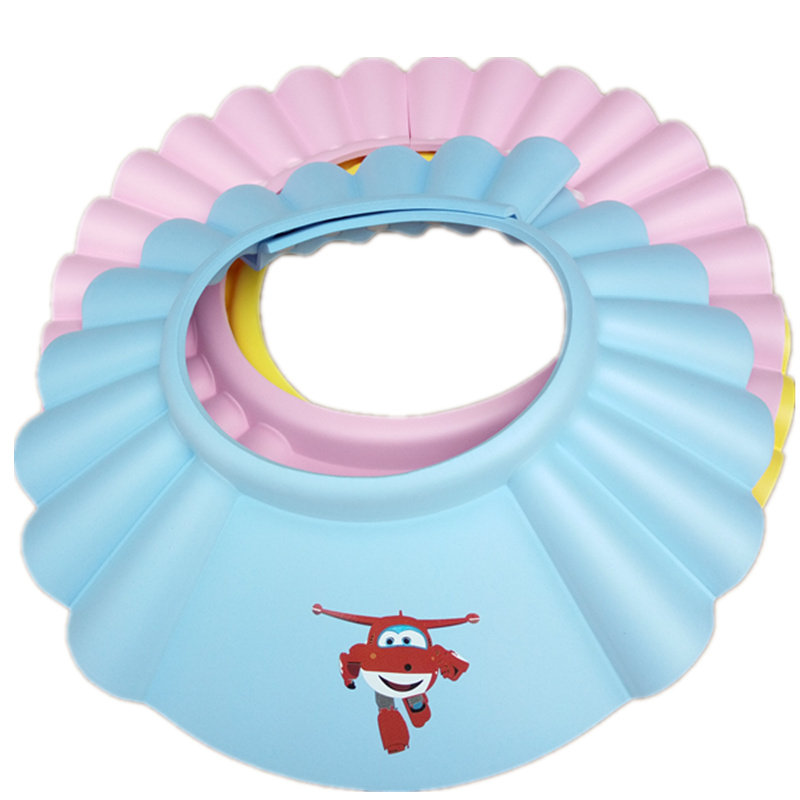 1-15-year-old child shampoo hat shampoo cap adjustable up thickening CUHK Bath Bath Cap Waterproof cap Lin Baths