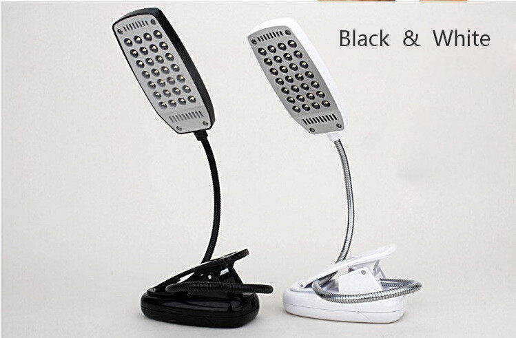 Гибкая столовая настольная лампа USB батарея 28 светодиодный светильник Shop4