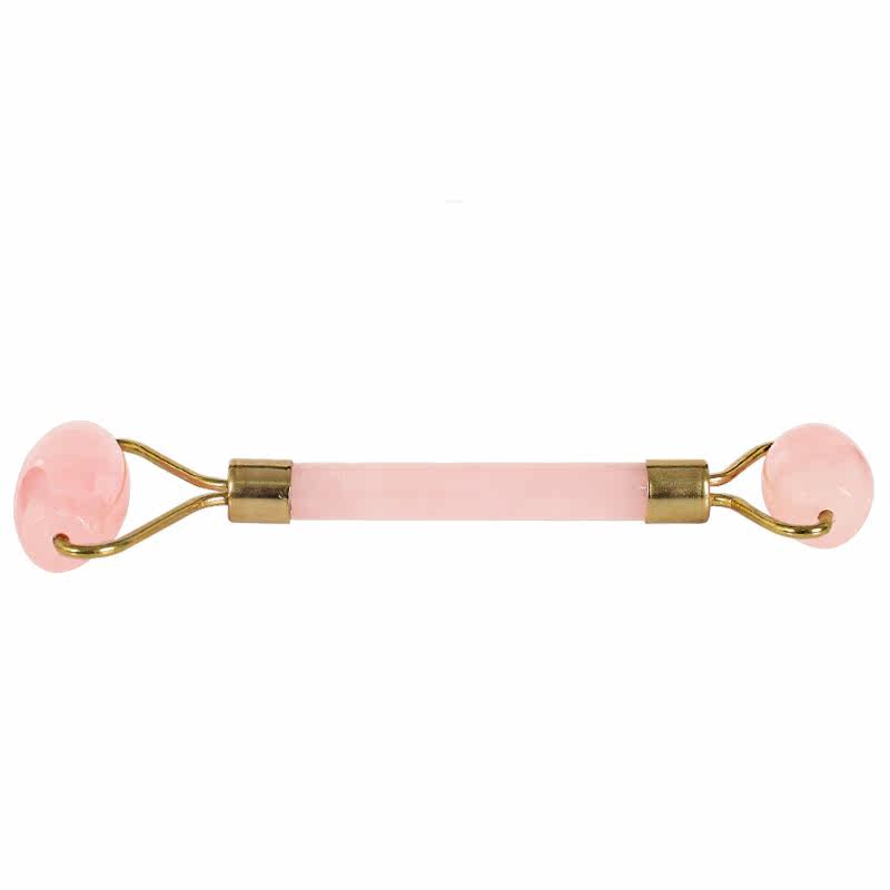 Rose Quartz Roller Slimming Face Massager Scraping Scraping Massage Tool (5)