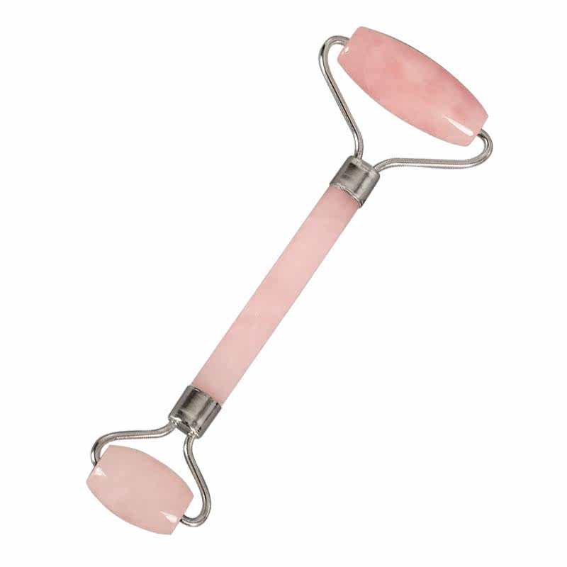 Rose Quartz Roller Slimming Face Massager Scraping Scraping Massage Tool (4)
