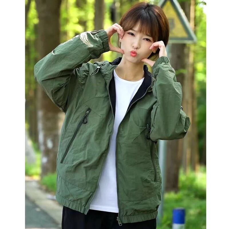 Reversible Jacket for Men, Spring New Outdoor Three-Proof Jacket, Workwear Windproof and Waterproof Casual Jacket