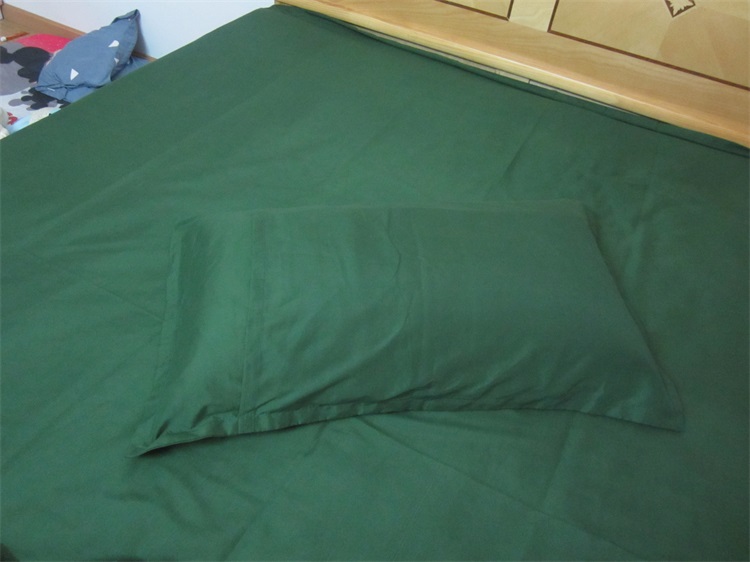 Army Green Sheets Single Piece 1.2 Solid Color Học sinh Huấn luyện quân sự Dưới cùng Single Police Force Sheets Ký túc xá Lực lượng Ký túc xá thảm trải giường mùa hè
