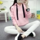 Áo len mùa thu 2016 phiên bản Hàn Quốc của phụ nữ cộng với áo len rộng kích cỡ Phụ nữ trùm đầu có mũ trùm đầu dày lên giữa mùa xuân và áo khoác mùa thu - Áo len