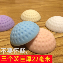 Thickened toilet door handle rear anti-collision sticker Wall anti-collision pad touch pad furniture protective pad rubber shockproof bathroom bathroom