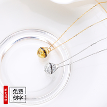 Amnesia baby hair necklace pure silver diy to make permanent handmade newborn pendant baby Fur Souvenir