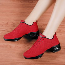 Jazz dance shoes women 2021 new summer square dance shoes red dance shoes Spring Wear Fashion dance shoes