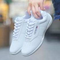 Yingrui childrens competitive shoes aerobics shoes womens jumping shoes White cheerleading shoes mens competition Shoes dance shoes