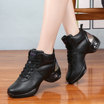 Four Seasons Dance Shoes Womens Dance Shoes Wear Fashion Soft Bottom Joker Leather Sailors Dance Shoes Yang Liping Square Dance Shoes