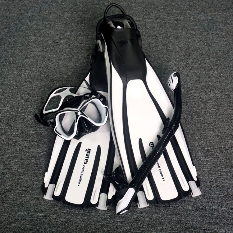 Mares AVANTI QUATTRO fourth-tier diamond-footed webbed mirror full dry-type sucker three sets