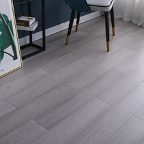 White oak logs pure solid wood floor gray keel lock buckle ground heat resistant floor heating factory direct home indoor