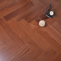 South America Dragon Phoenix Honolulu Winged Bean Log Pure Solid Wood Flooring Herringbone herringbone Black Walnut lock resistant to geothermal warm