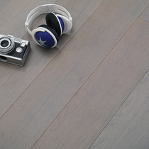 Nine figure boat-shaped wood logs pure solid wood floor gray light luxury free keel lock floor heating factory direct home