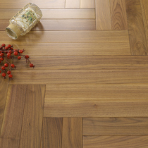 Nine Tutu Black Walnuts Herringbone Parquet Log Pure Solid Wood Flooring Free keel Lock Geothermal Ground Warm Manufacturer Direct