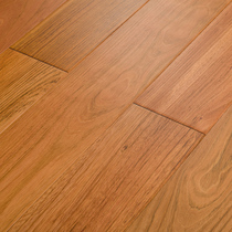 Nine-picture pure solid wood lock floor South American flower pear wood twin Suwood original wood color indoor ground heating manufacturer direct