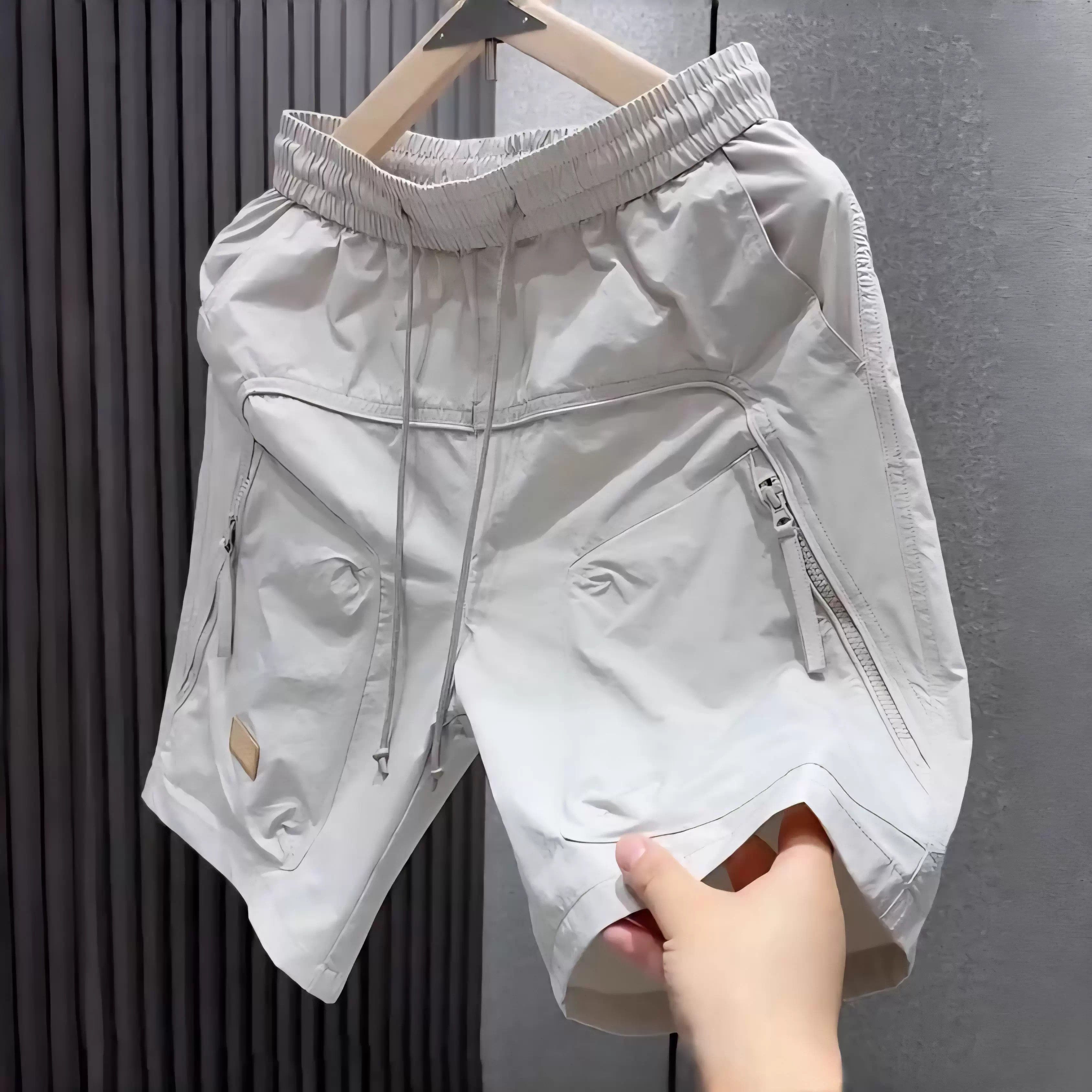 Летний бренд tide, американские спортивные быстросохнущие шорты, мужские стильные красивые качественные уличные пляжные дышащие спортивные брюки для отдыха с пятью точками