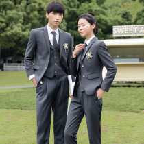 Autumn high-end mens and womens professional clothing suit suit college style College students uniform teacher dress teacher work clothes