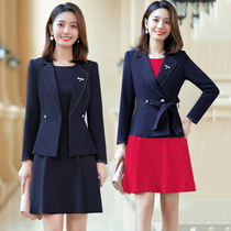 High-end President professional suit suit dress temperament teacher dress suit beautician manager work clothes spring and autumn