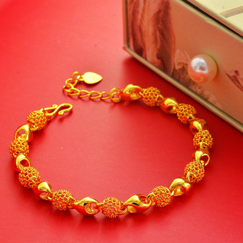 18K Gold-Colored Nordic Gold Bracelet, Exquisite Durian Design, Niche Fairy-Style Jewelry, Non-Fading, Nordic Minimalist Style