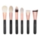 Роскошный набор кистей для лица из розового золота, набор из 6 предметов для контуринга